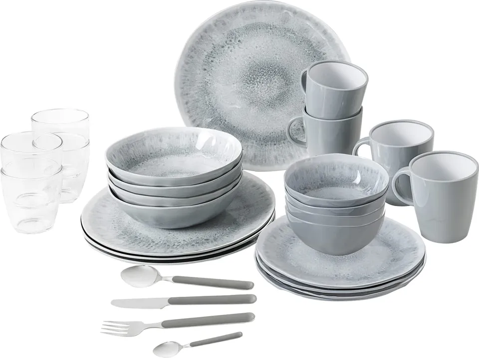 Brunner All Inclusive 0830150N.C5X VIP Pearl set stoviglie 40 pezzi