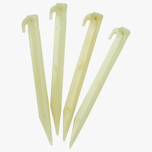 Highlander picchetti tenda fluorescenti notte 4 pezzi