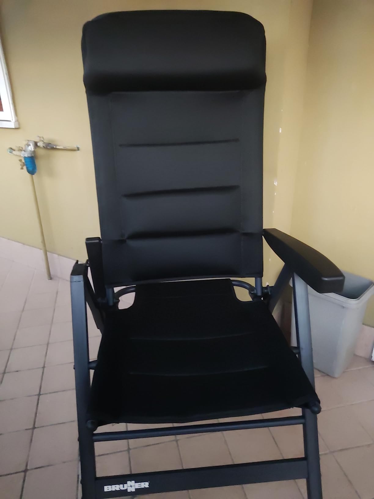 Brunner Skye 3D Sedia Campeggio Nera Poliestere