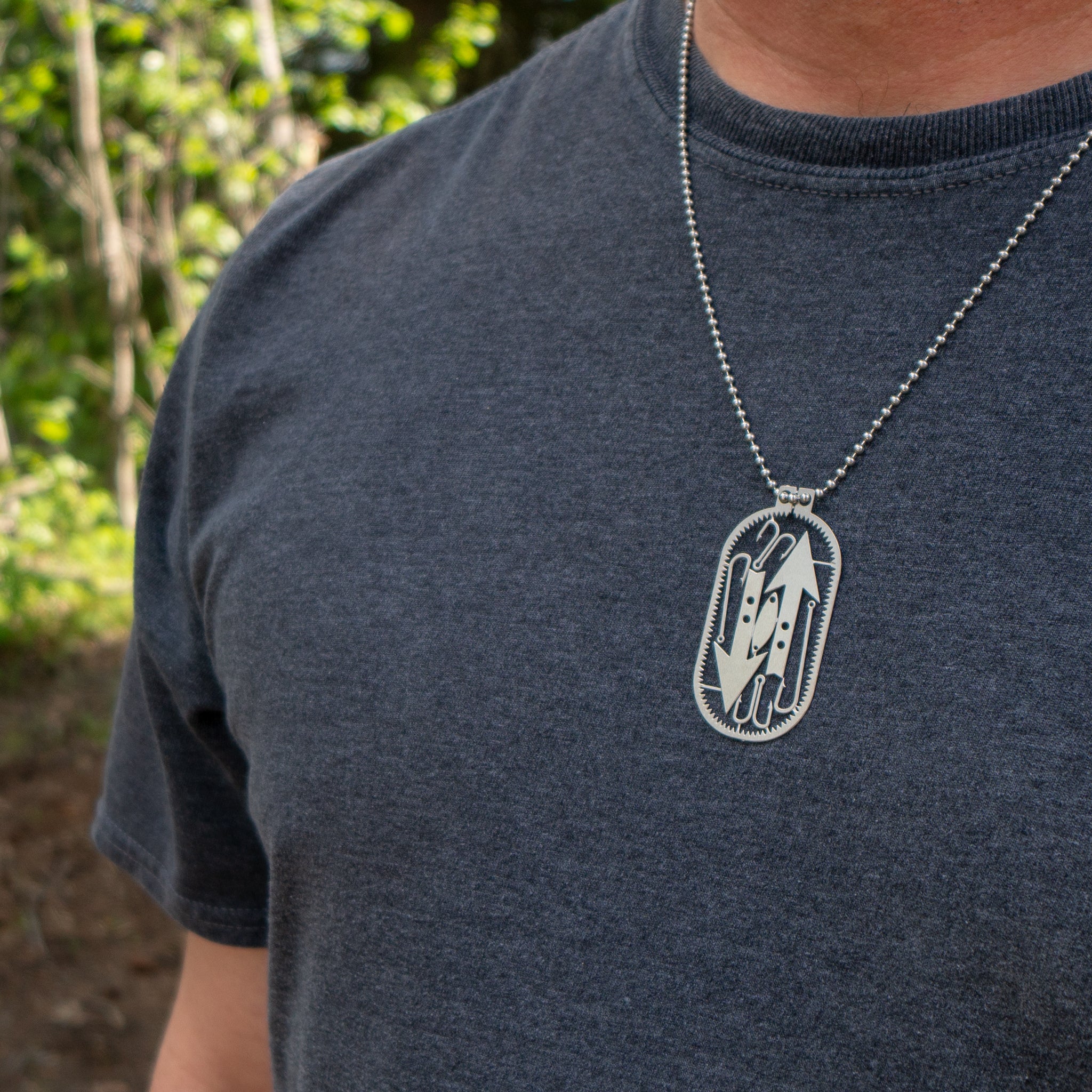 Readyman Dog Tag carta sopravvivenza acciaio