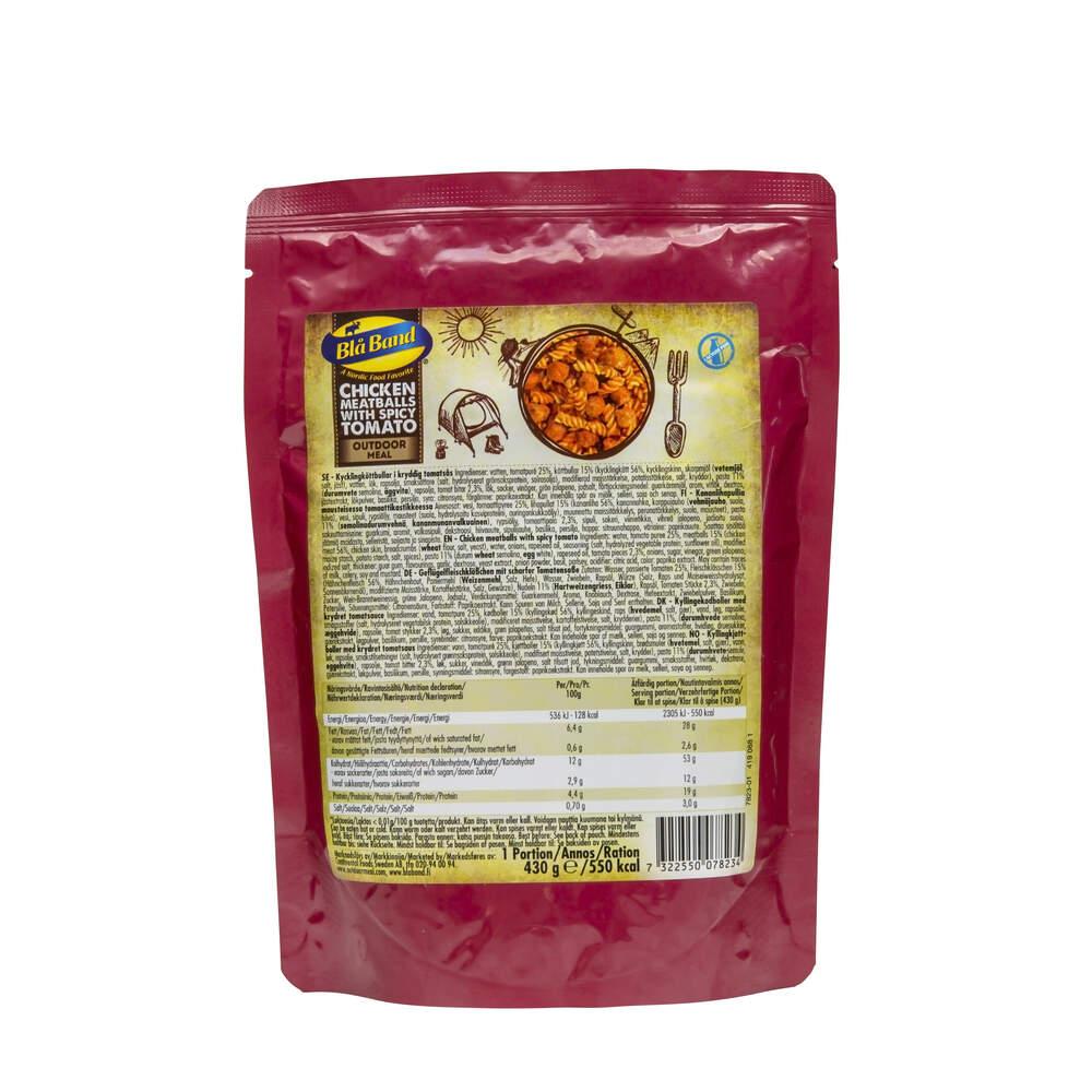 Blå Band polpette pollo pasto pronto piccante 430g