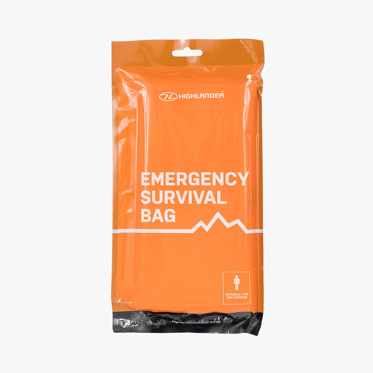 Highlander Survival Emergency sacco emergenza arancione anti ipotermia
