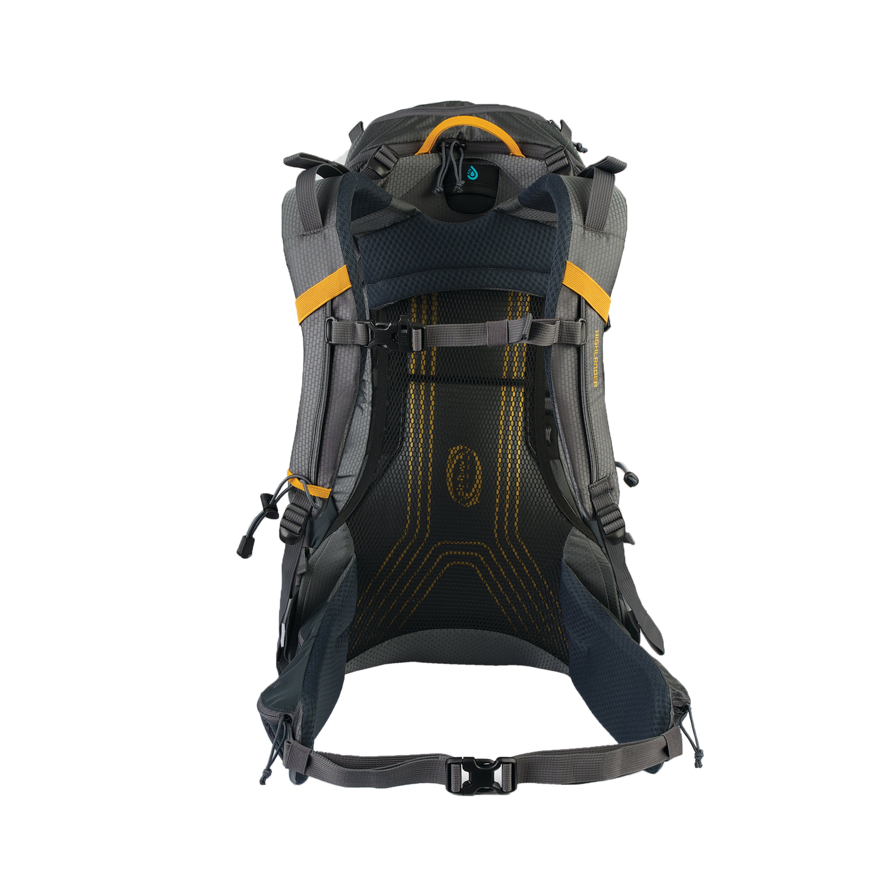 Highlander Vega 25L zaino grafite schienale aerato leggero