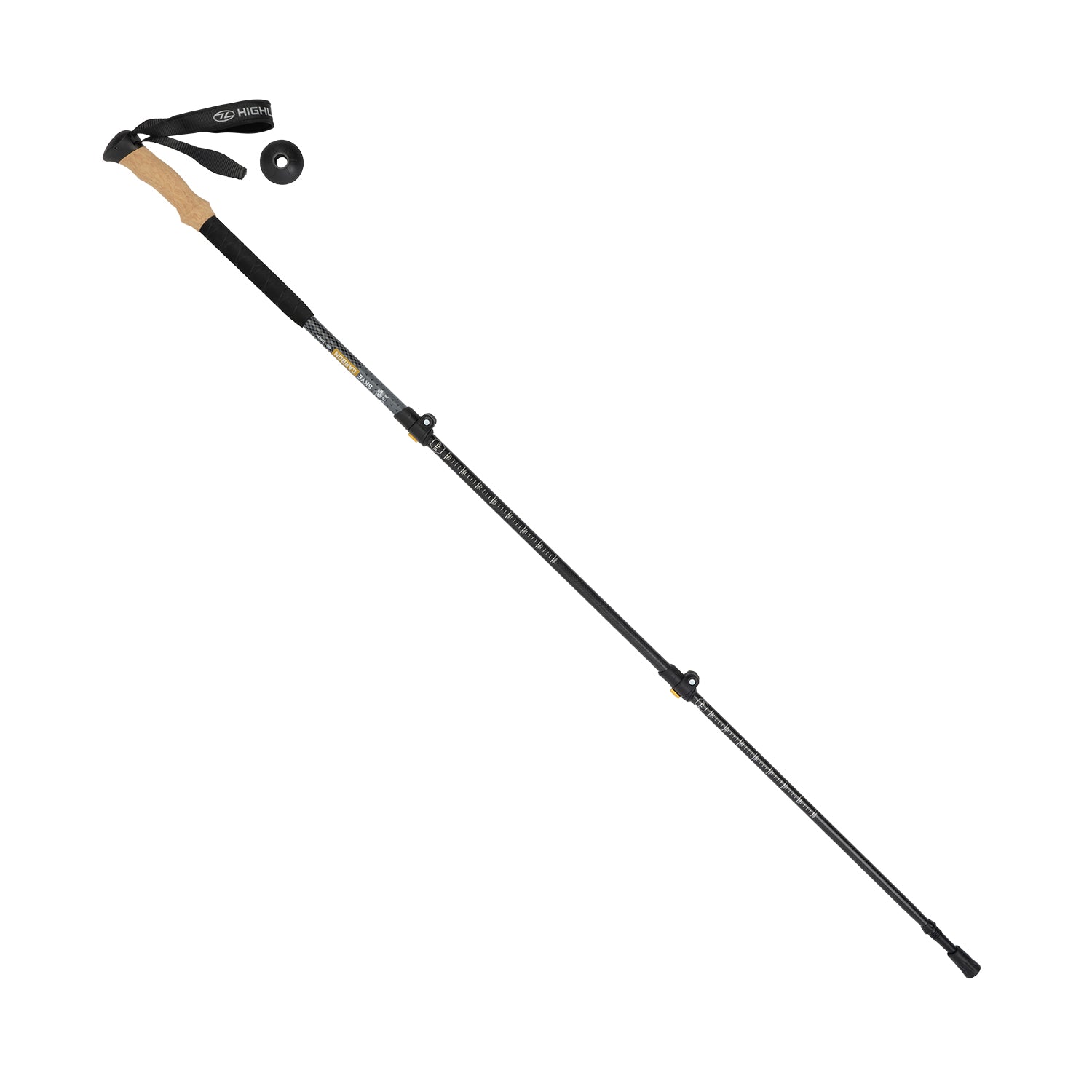 Highlander Skye bastoncini trekking carbonio set 2 pezzi