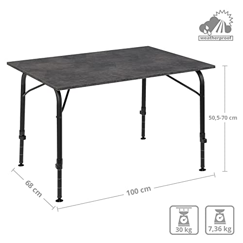 Brunner Exterio 100 Tavolo Campeggio 100x68 Exteriolit