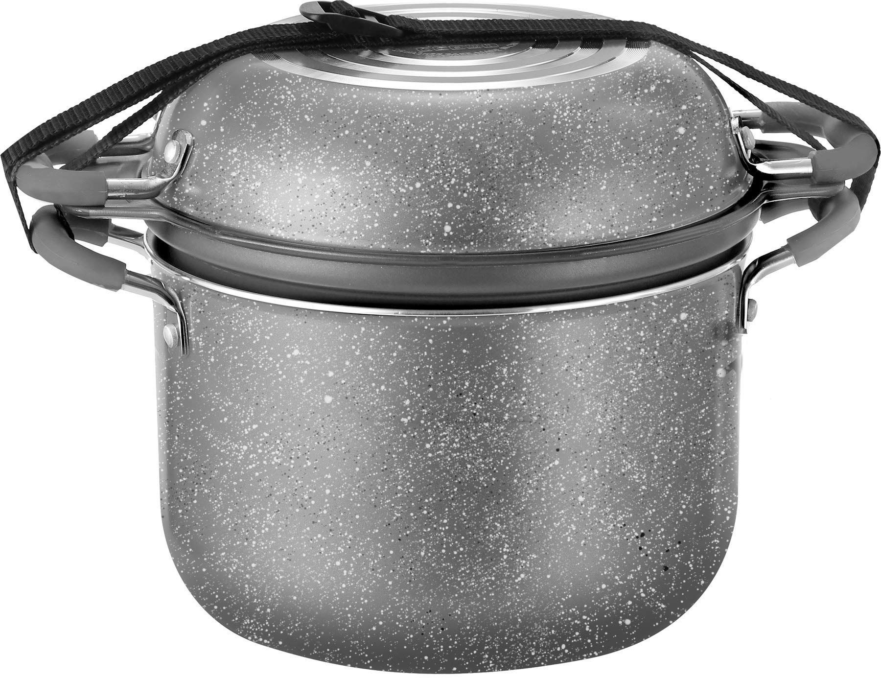 Brunner Gourmet 8+1 Ø20 Set Pentole Campeggio Alluminio