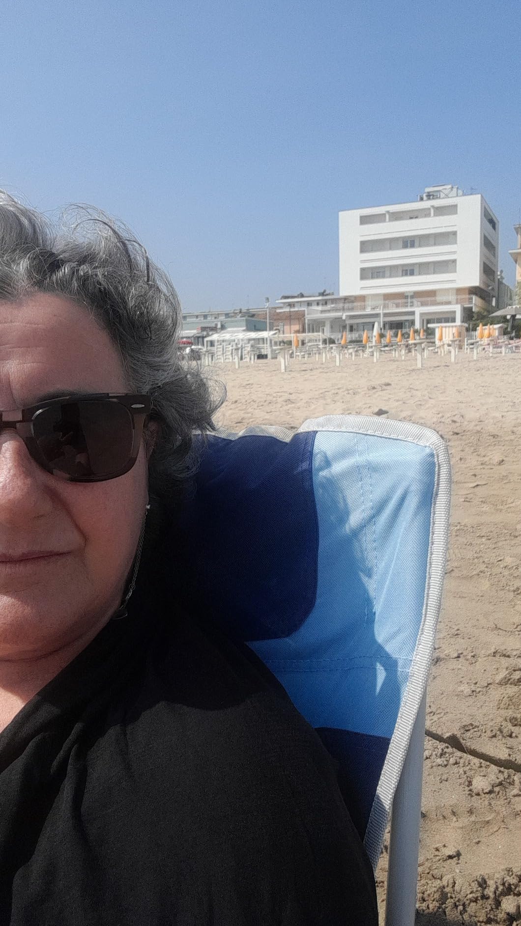Brunner Bula sedia spiaggina blu azzurro portata 102 kg