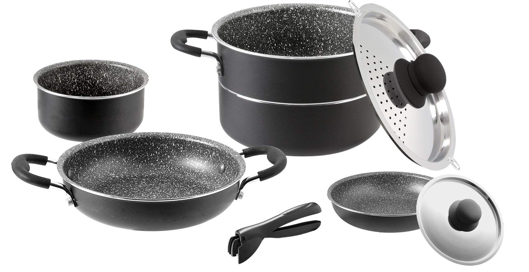 Brunner Pirate set pentole 6+1 alluminio Ø18 cm antiaderente