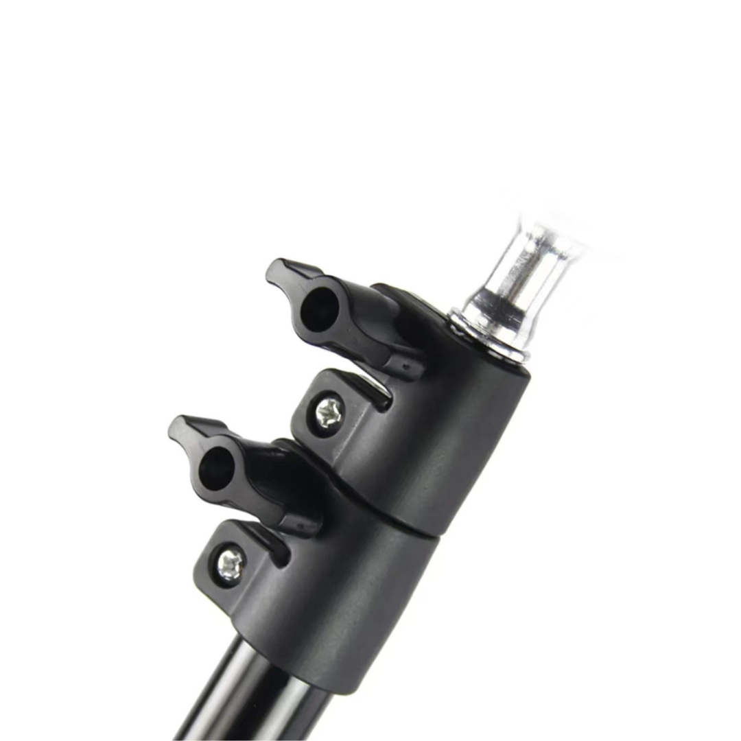Lovork treppiede metallo 80-210 cm nero