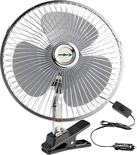 Brunner Mistral Clip ventilatore 12V oscillante con clip