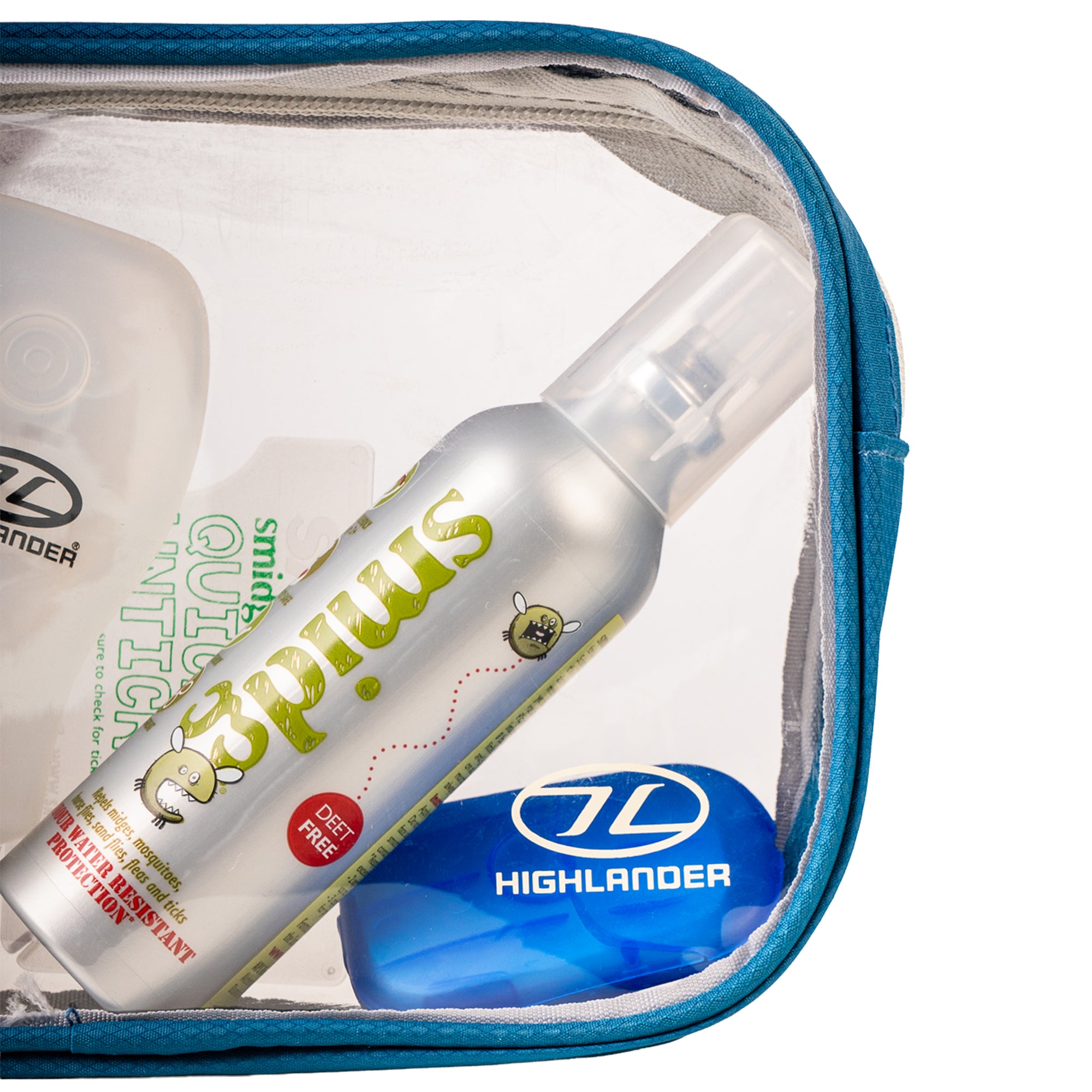 Highlander Pochette Porta Liquidi da Viaggio Trasparente