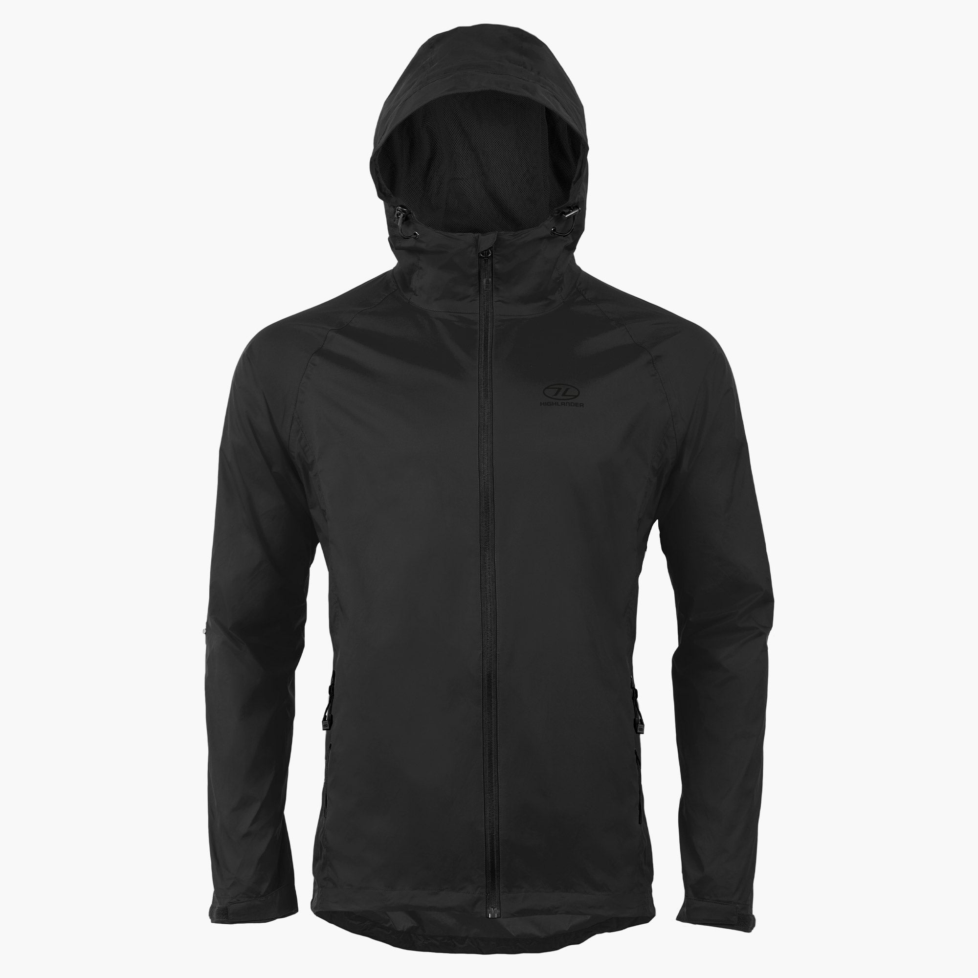 Highlander Survival Stow & Go giacca uomo guscio antipioggia