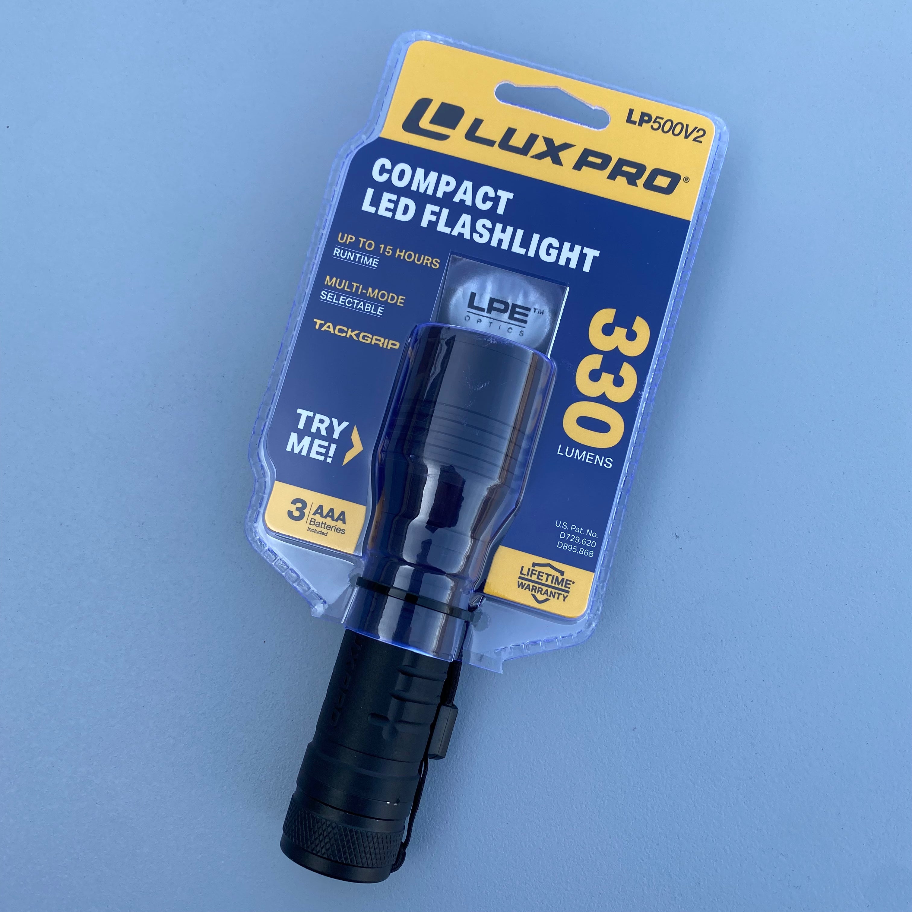 LUX-PRO LP500V2 Torcia LED Tascabile 330 Lumen