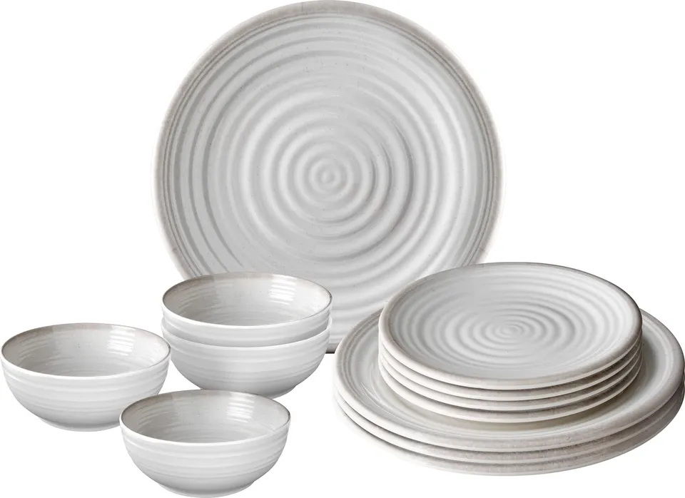 Brunner Savana set piatti melamina 12 pezzi antiscivolo