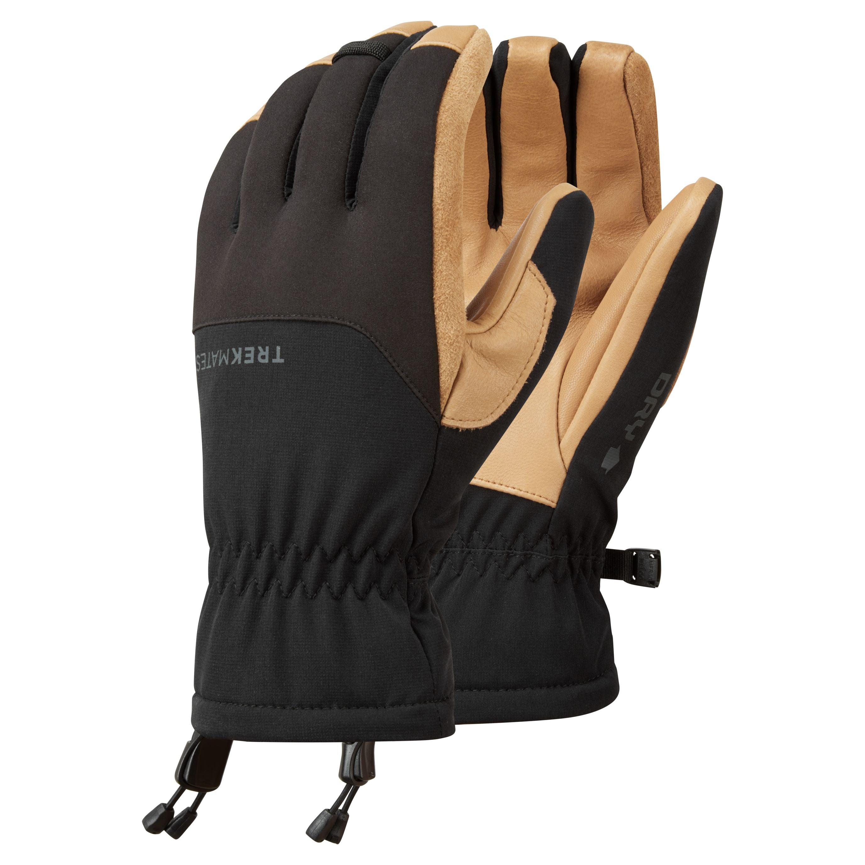 TREKMATES Gratton DRY Guanti Black/Tan impermeabili