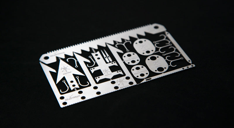 Readyman Wilderness Survival Card 2.0 carta sopravvivenza acciaio