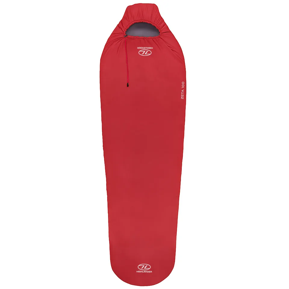 Highlander Survival Zeta 100 sacco a pelo mummia rosso 1 stagione