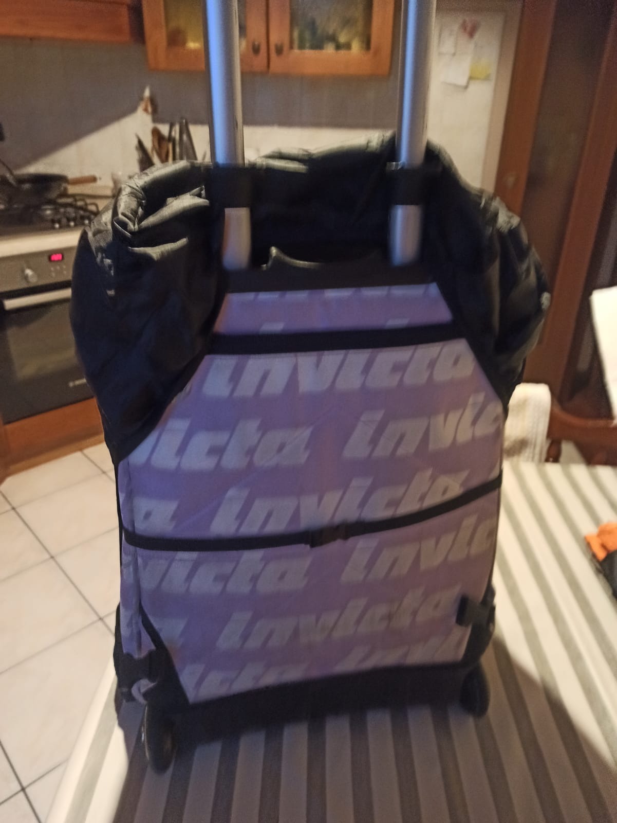 LAMA Coprizaino Antipioggia L 41-55L Nero Blu nylon