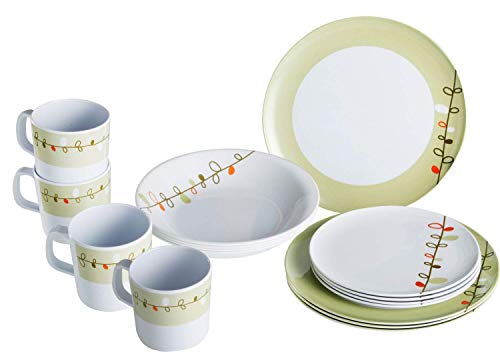 Brunner Esprit Set Stoviglie Melamina 16 Pezzi infrangibile