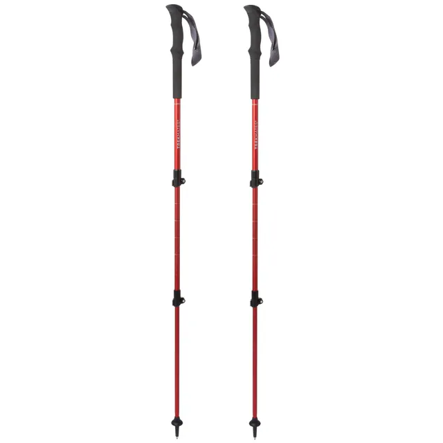 Trekmates Trekker Lock bastoncini trekking Chilli Pepper coppia 145 cm