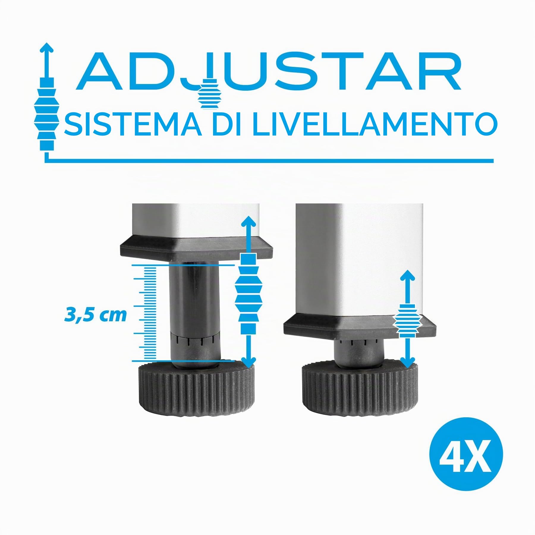 Brunner Titanium Quadra Tropic 6 tavolo campeggio 30 kg