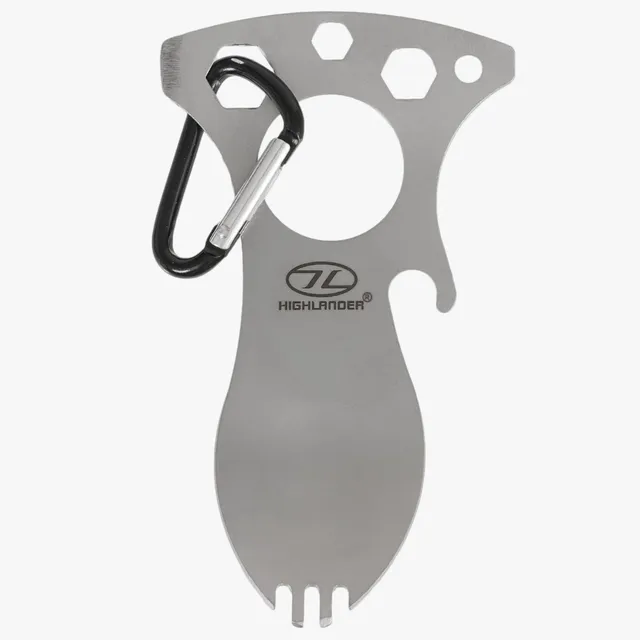 Highlander Foon 5 in 1 posata titanio multifunzione