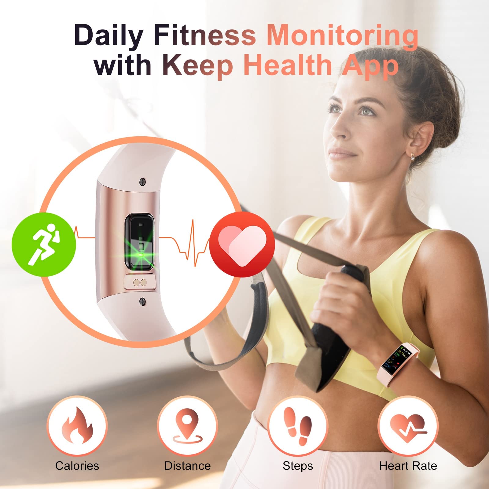 LAMA Activity Tracker smartwatch fitness AMOLED 25,6 g