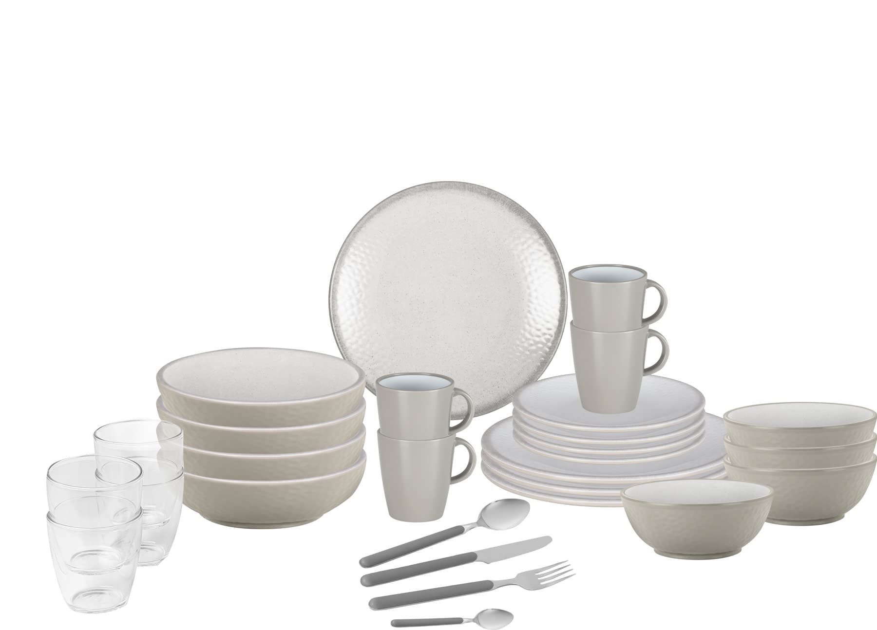 Brunner Amadè 0830150N.C8X set stoviglie melamina 40 pezzi