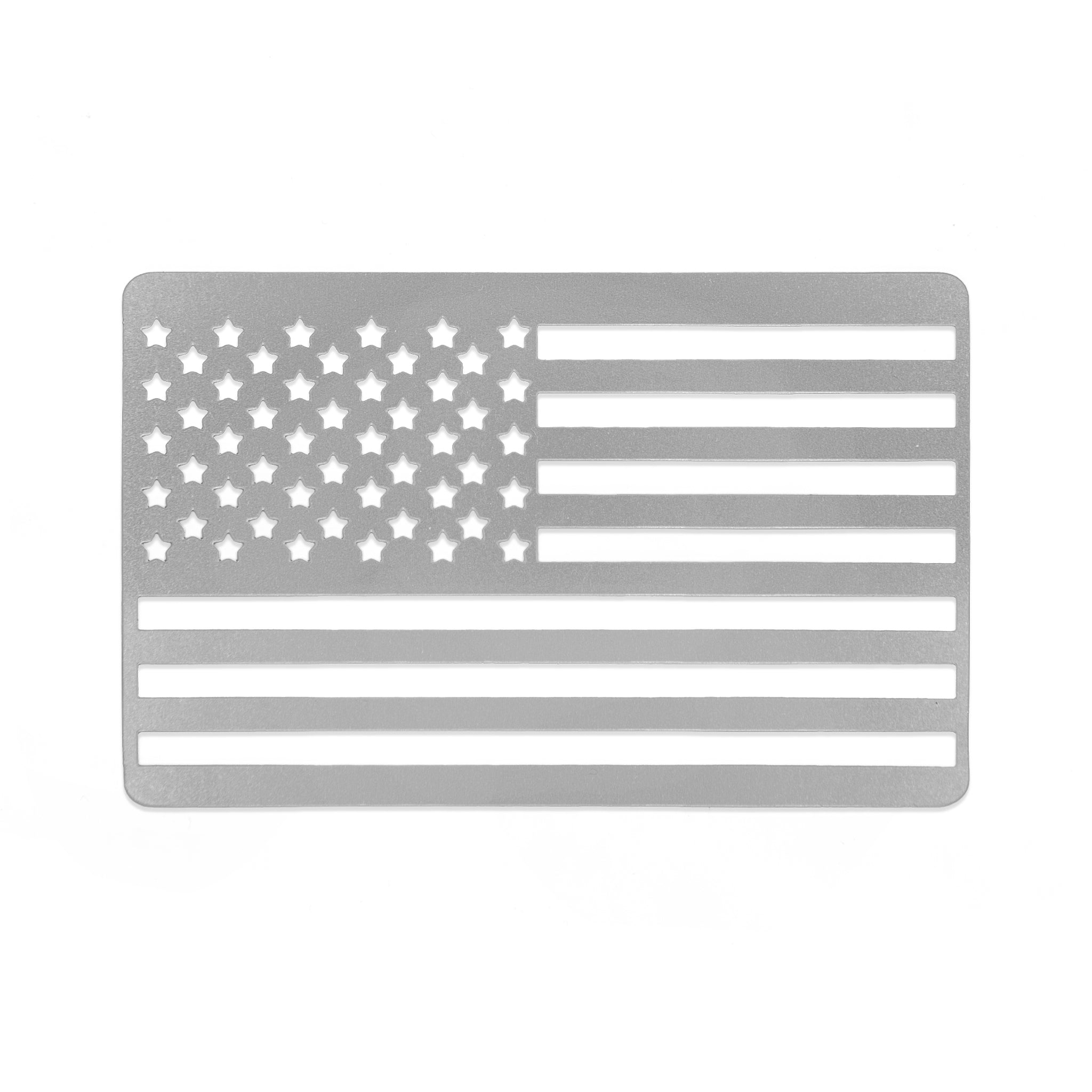 Readyman American Flag Card carta sopravvivenza acciaio