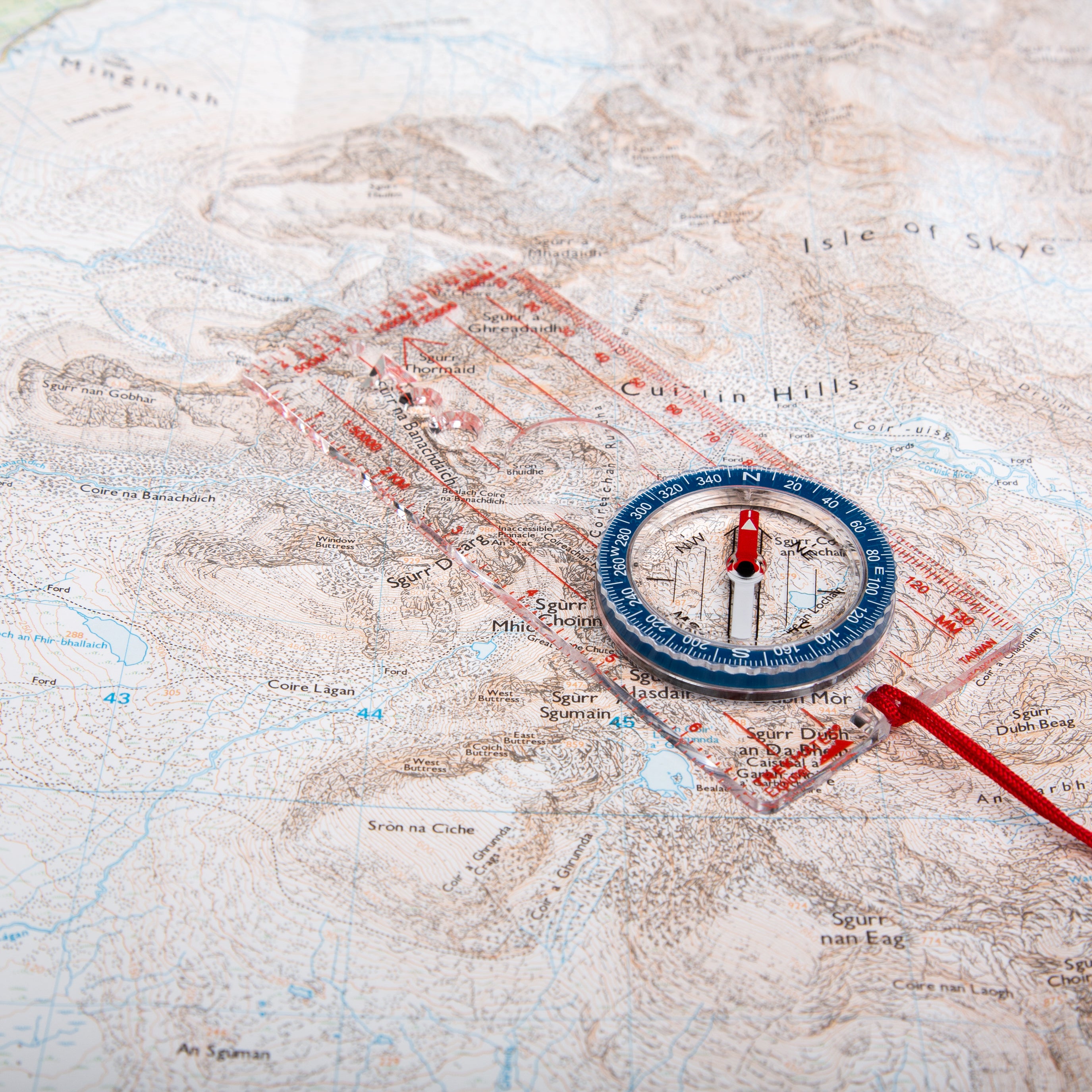 Trekmates Explorer bussola cartografica luminosa 40g