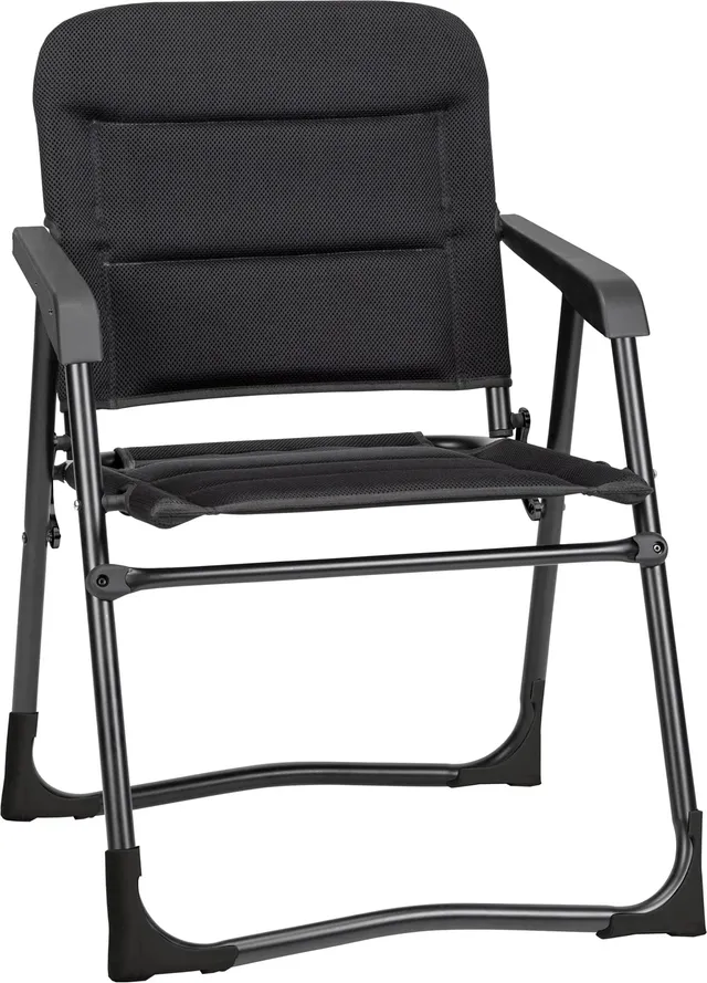 Brunner Araval Vanchair 0404077N.C09 sedia nera alluminio