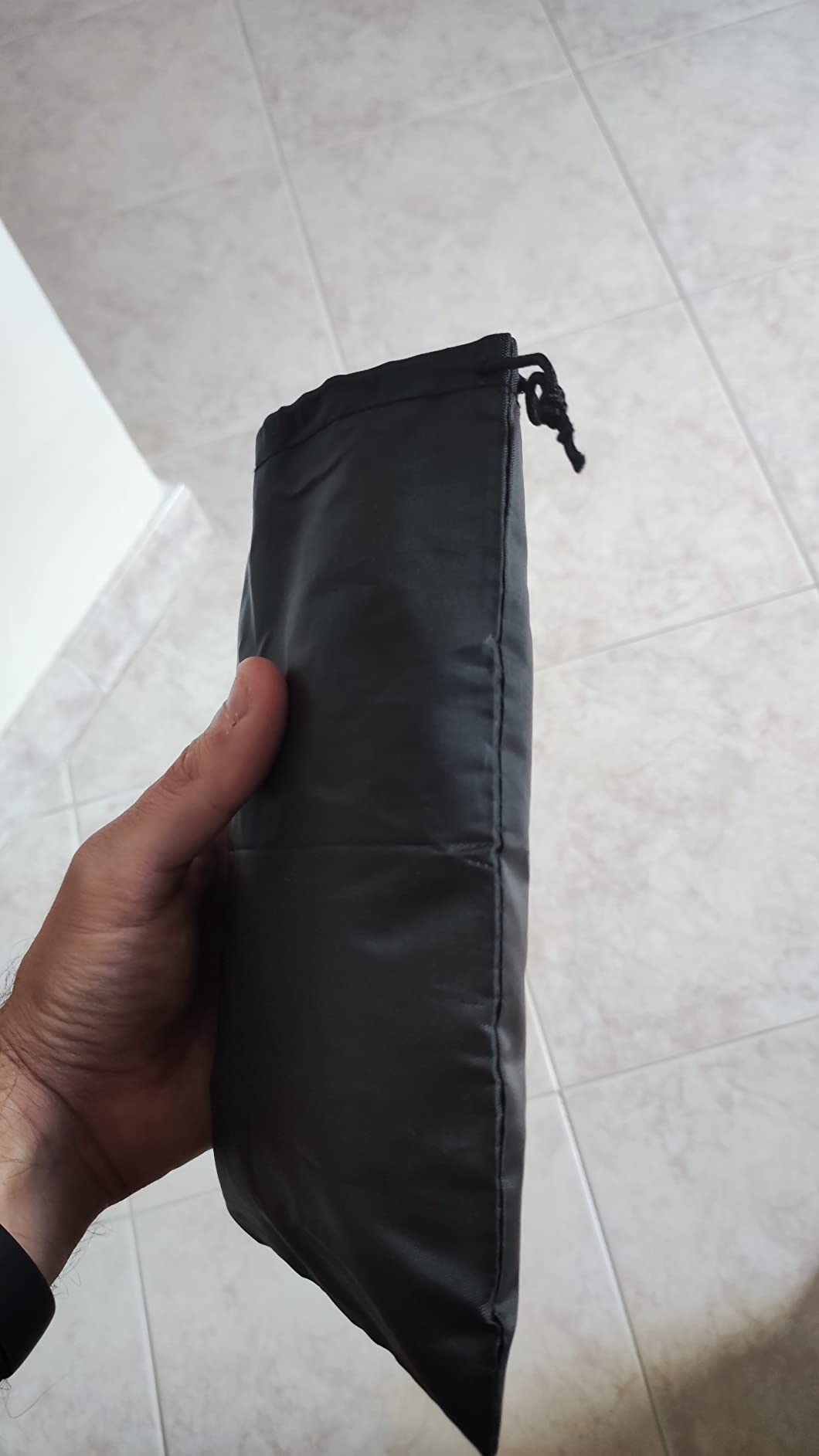 LAMA Coprizaino Antipioggia L 41-55L Nero Blu nylon