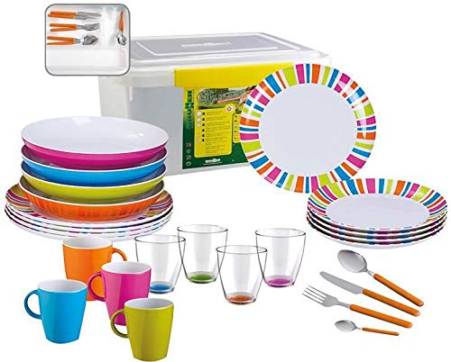 Brunner Ops Tulip set stoviglie 36 pezzi melamina
