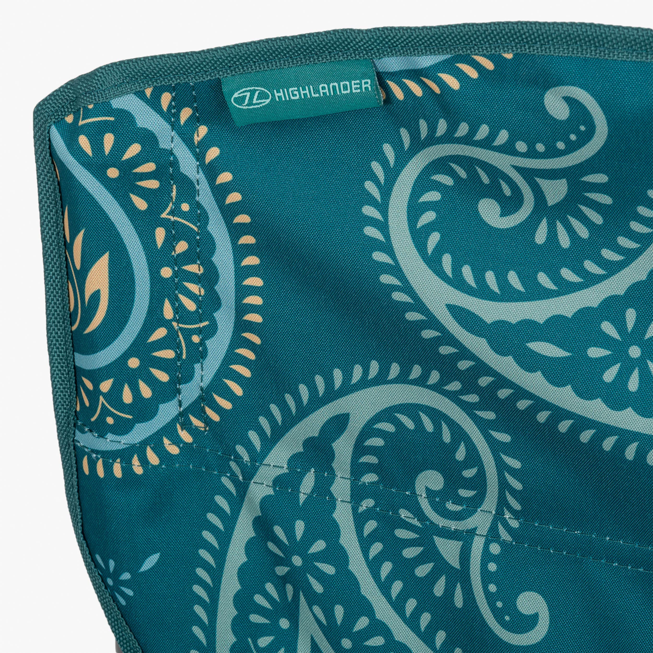 Highlander Stirling sedia da campeggio paisley teal