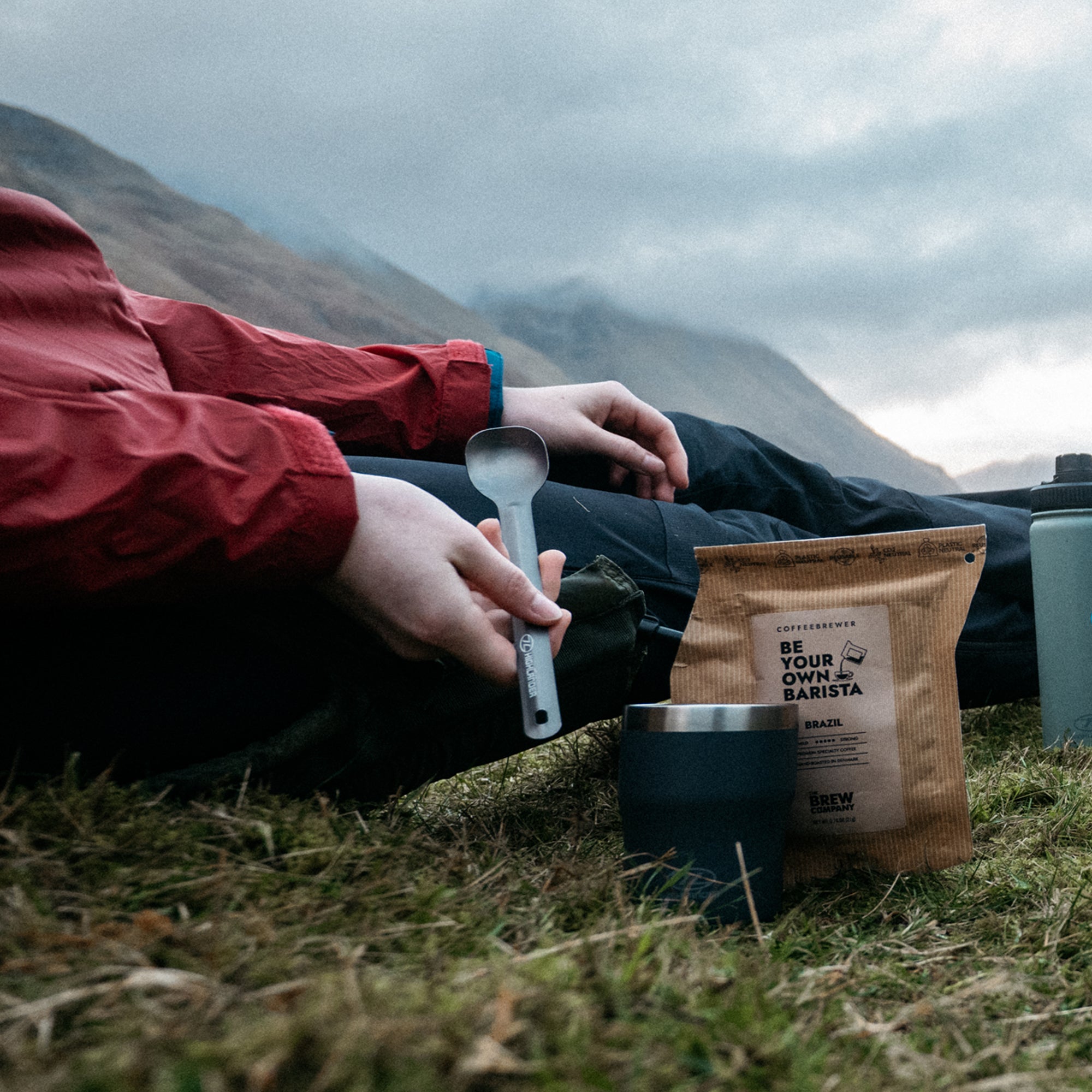 Highlander Food Pack Spoon cucchiaio alluminio lungo