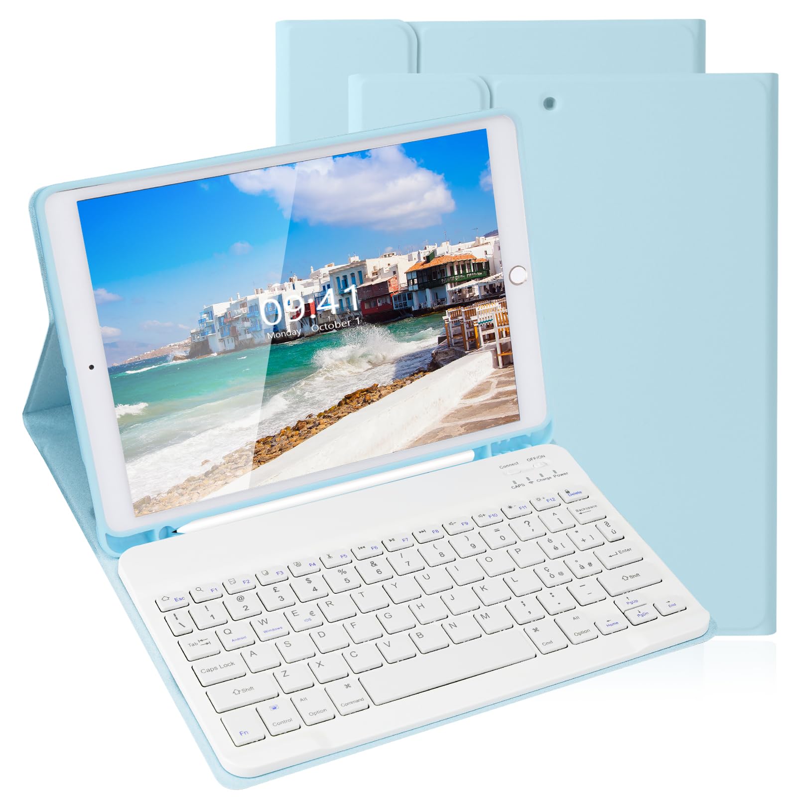 LAMA 10,2 10,5 custodia tastiera iPad QWERTY italiana wireless