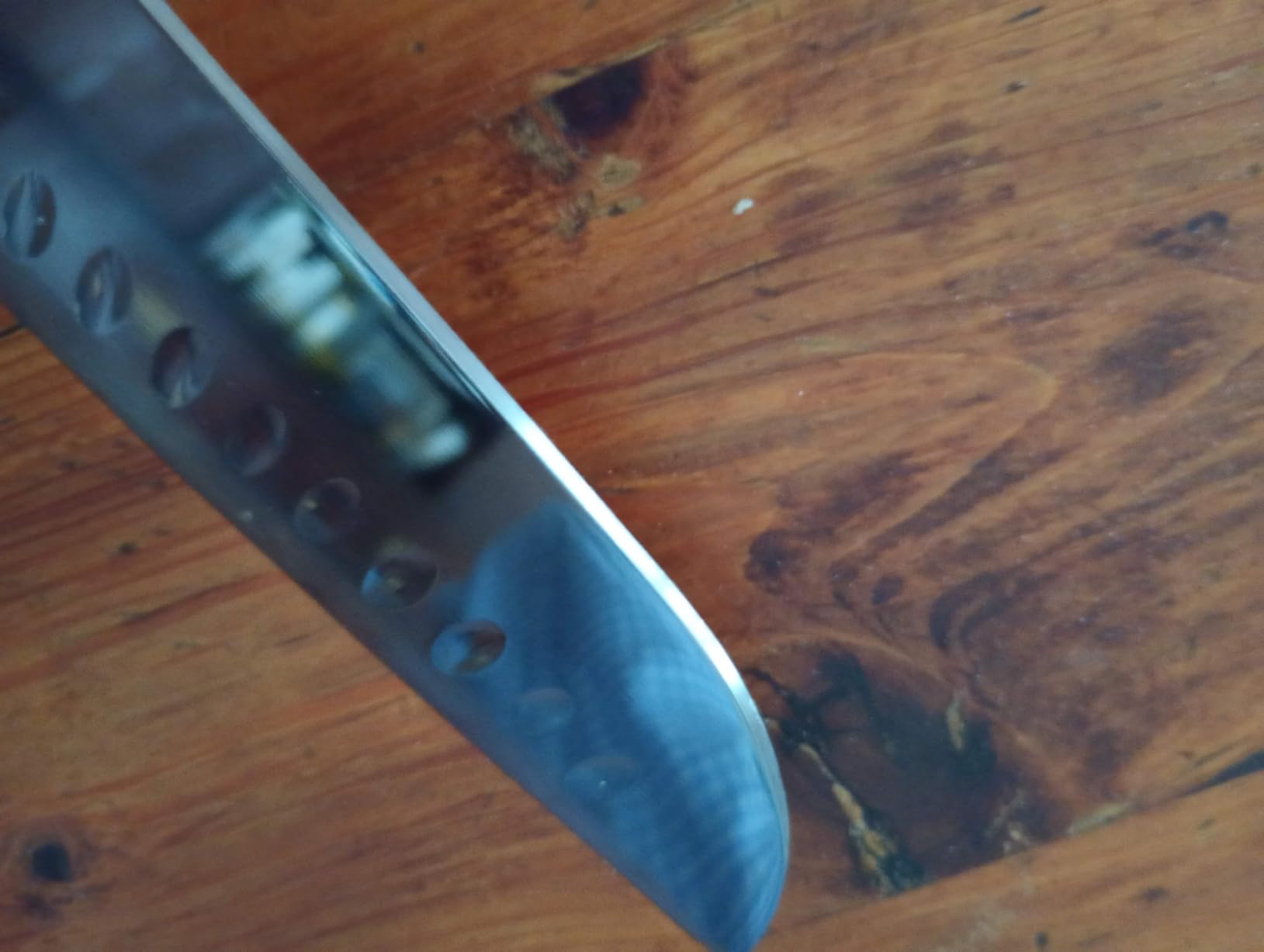 Lama Indaco 18 cm coltello santoku giapponese acciaio