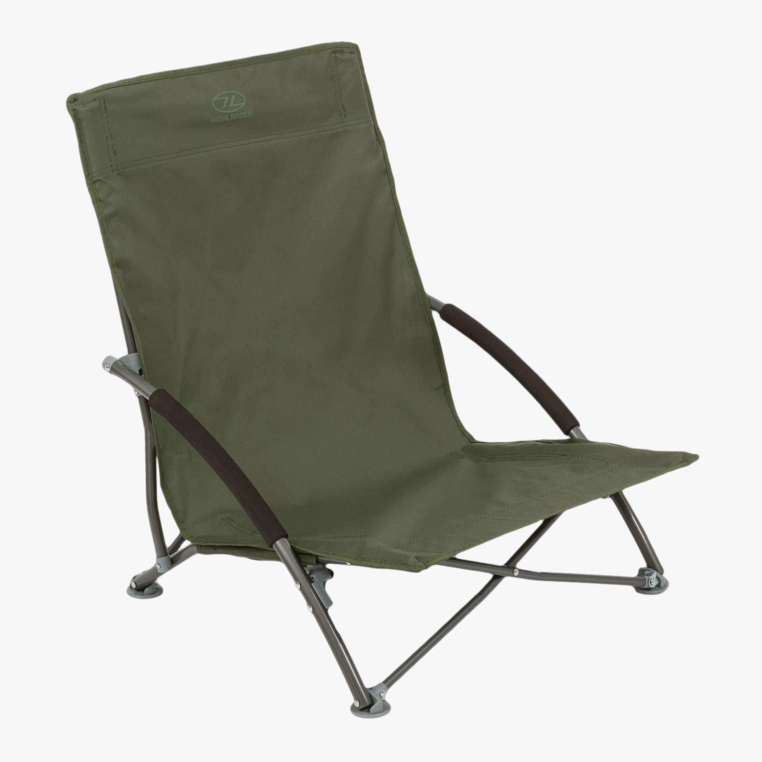 Highlander Survival Perch sedia campeggio pieghevole verde oliva