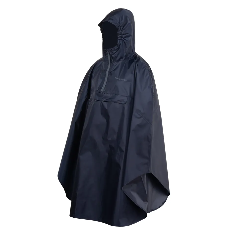 Trekmates Rove Poncho mantella pioggia blu navy