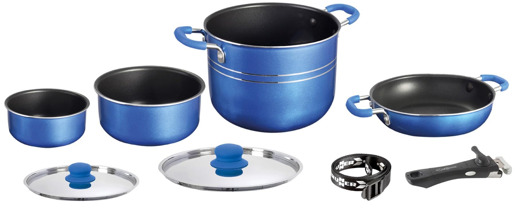 Brunner Skipper 7+1 Set Pentole Campeggio 18 cm