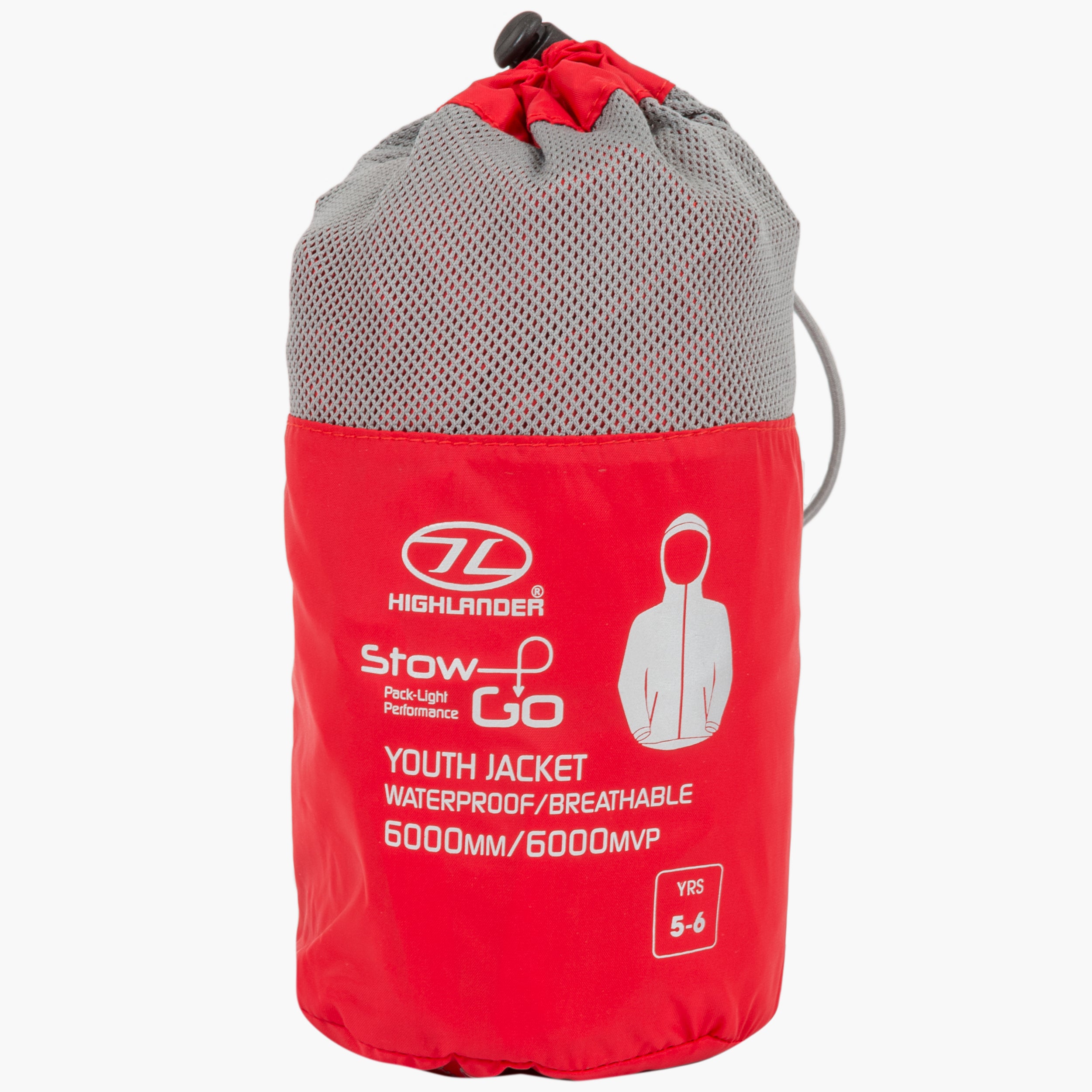 Highlander Survival Stow & Go giacca bimbi antipioggia 200 g