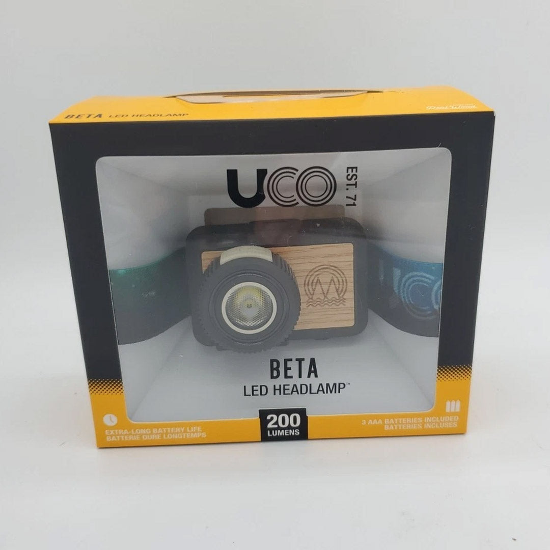 UCO Beta torcia frontale 200 lumen a batterie AAA