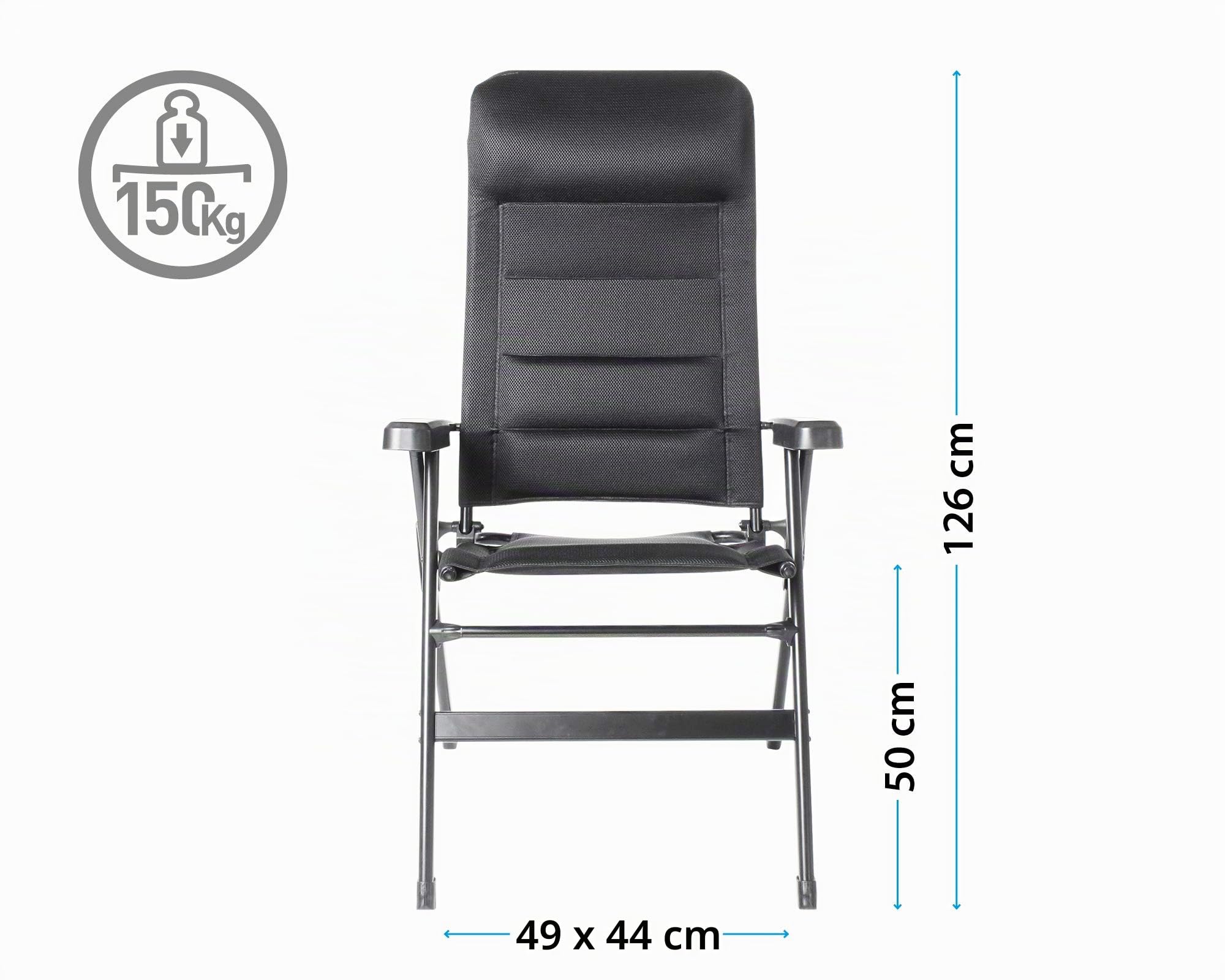 Brunner Aravel 3D L sedia campeggio reclinabile traspirante
