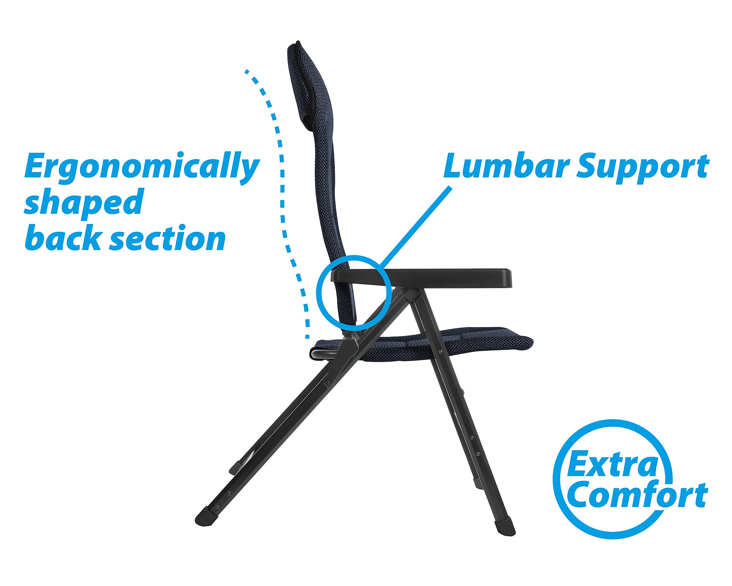 Brunner Rebel Pro Medium sedia campeggio alluminio 150 kg