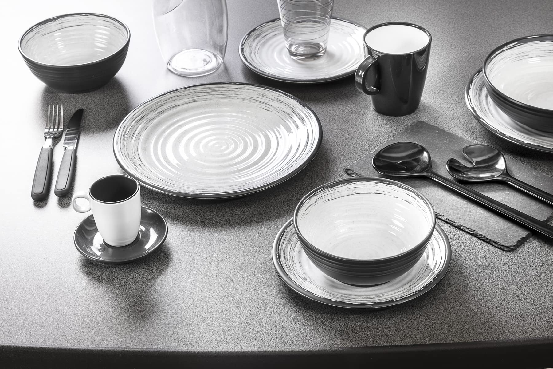 Brunner All Inclusive VIP set stoviglie melamina 40 pezzi Granada