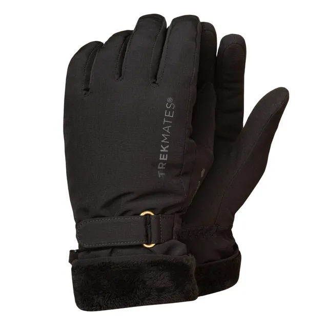 TREKMATES Milldale DRY Guanti donna Black impermeabili
