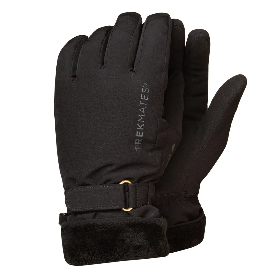 TREKMATES Milldale DRY Guanti donna Black impermeabili