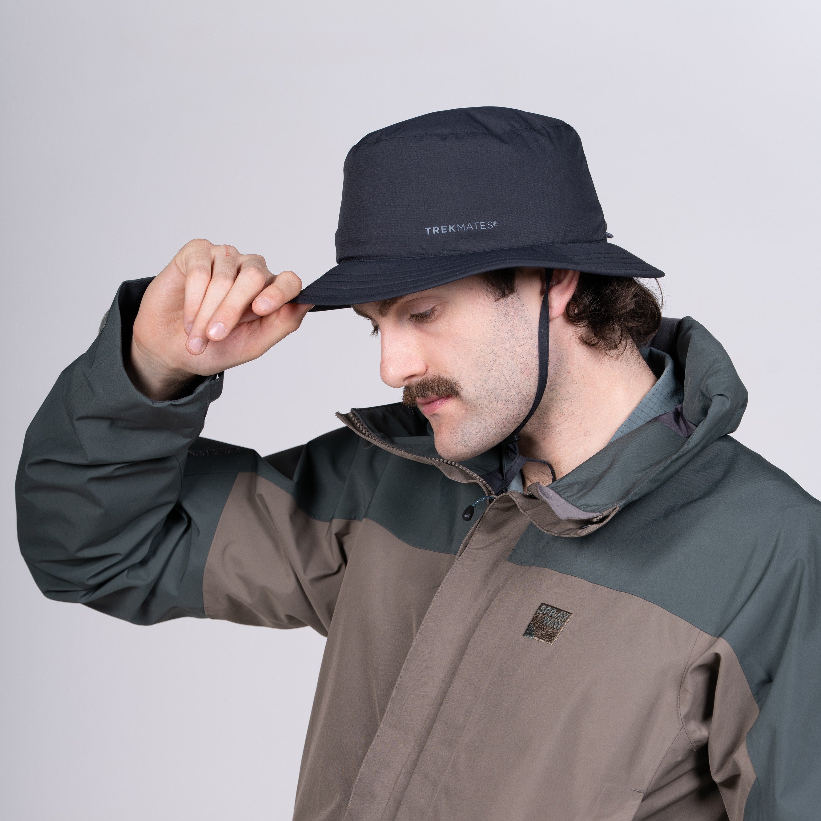 TREKMATES Bamford GTX Hat cappello impermeabile nero