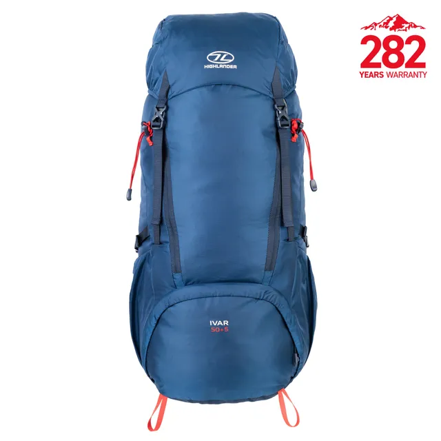 Highlander Ivar 50+5L zaino trekking uomo blu