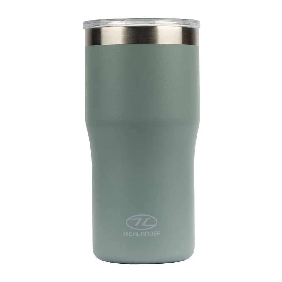 Highlander Guzzler 500 tazza termica verde acciaio inox